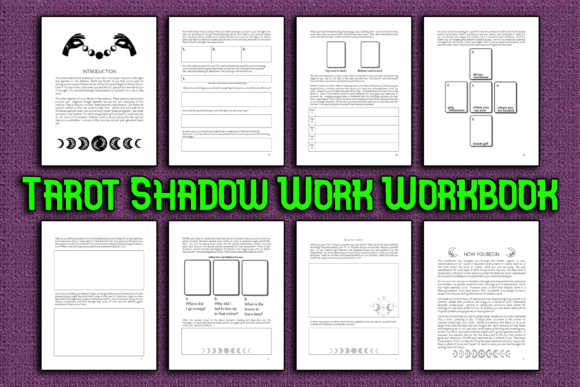 Download Tarot Shadow Work Workbook Journal KDP - Tarot Collection