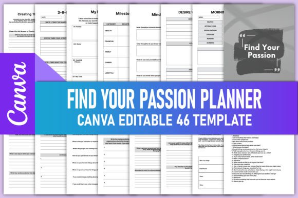 Download Editable Find Your Passion Planner Canva - Find your passion planner Collection