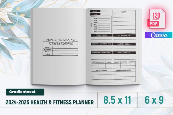 Download KDP 2024-2025 Health &amp; Fitness Planner - Health Collection